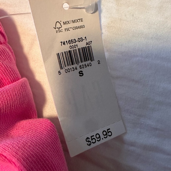 GAP Vibrant Pink Women's pants - Picture 3 of 4
